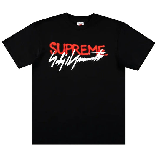 Supreme x Yohji Yamamoto Logo Tee Black