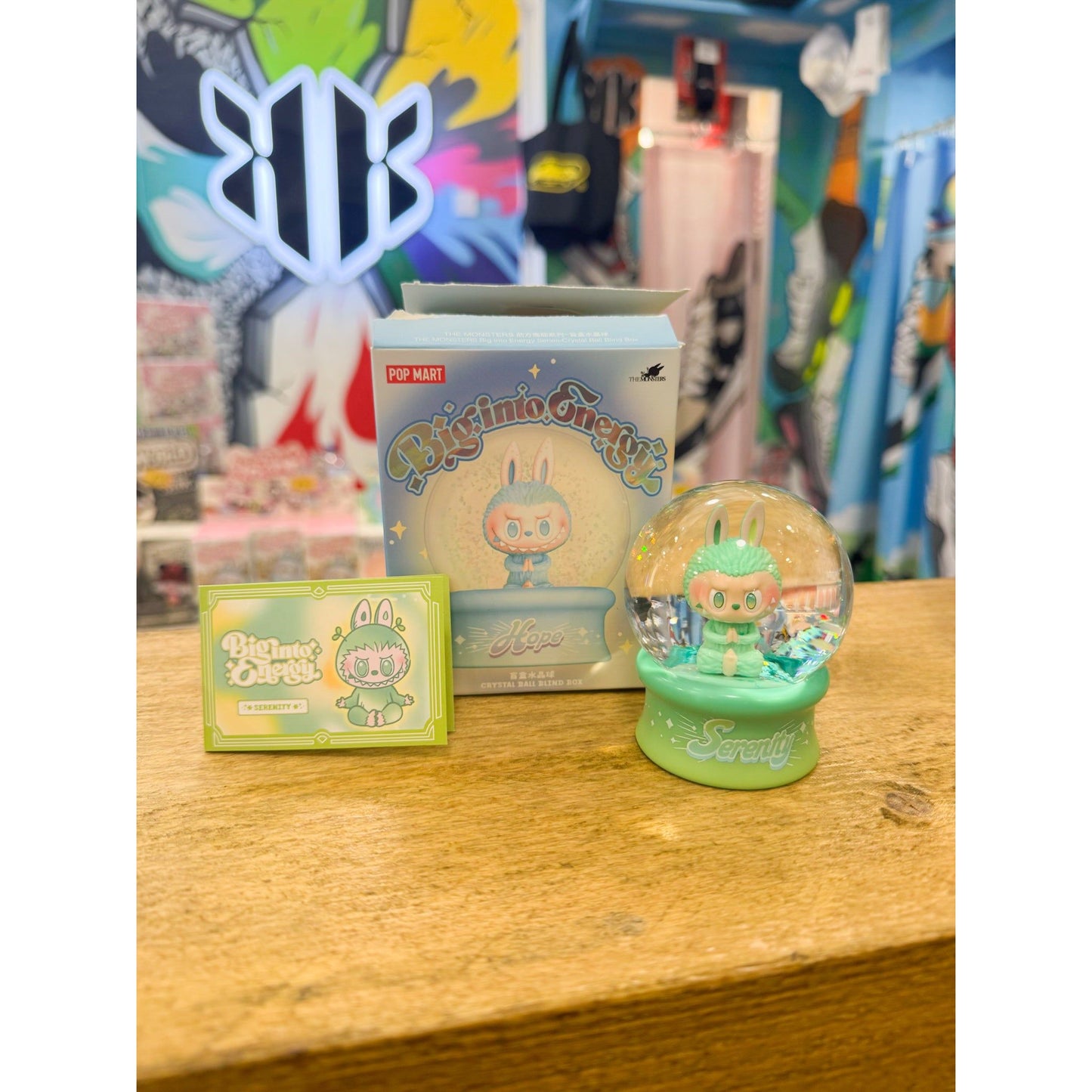 Pop Mart Labubu The Monsters Big into Energy Series Crystal Ball Sealed Case Single Blind Box