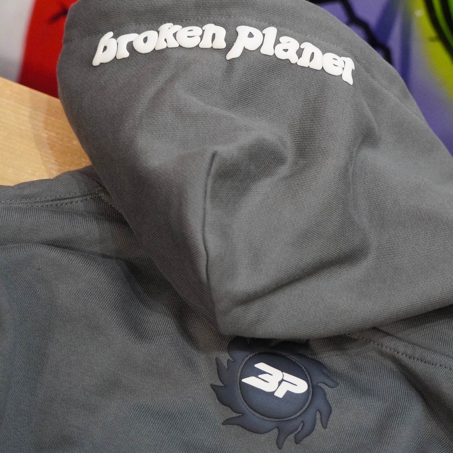 Broken Planet Market Space Trails Hoodie Beluga Gray by Broken Planet Market from £165.00
