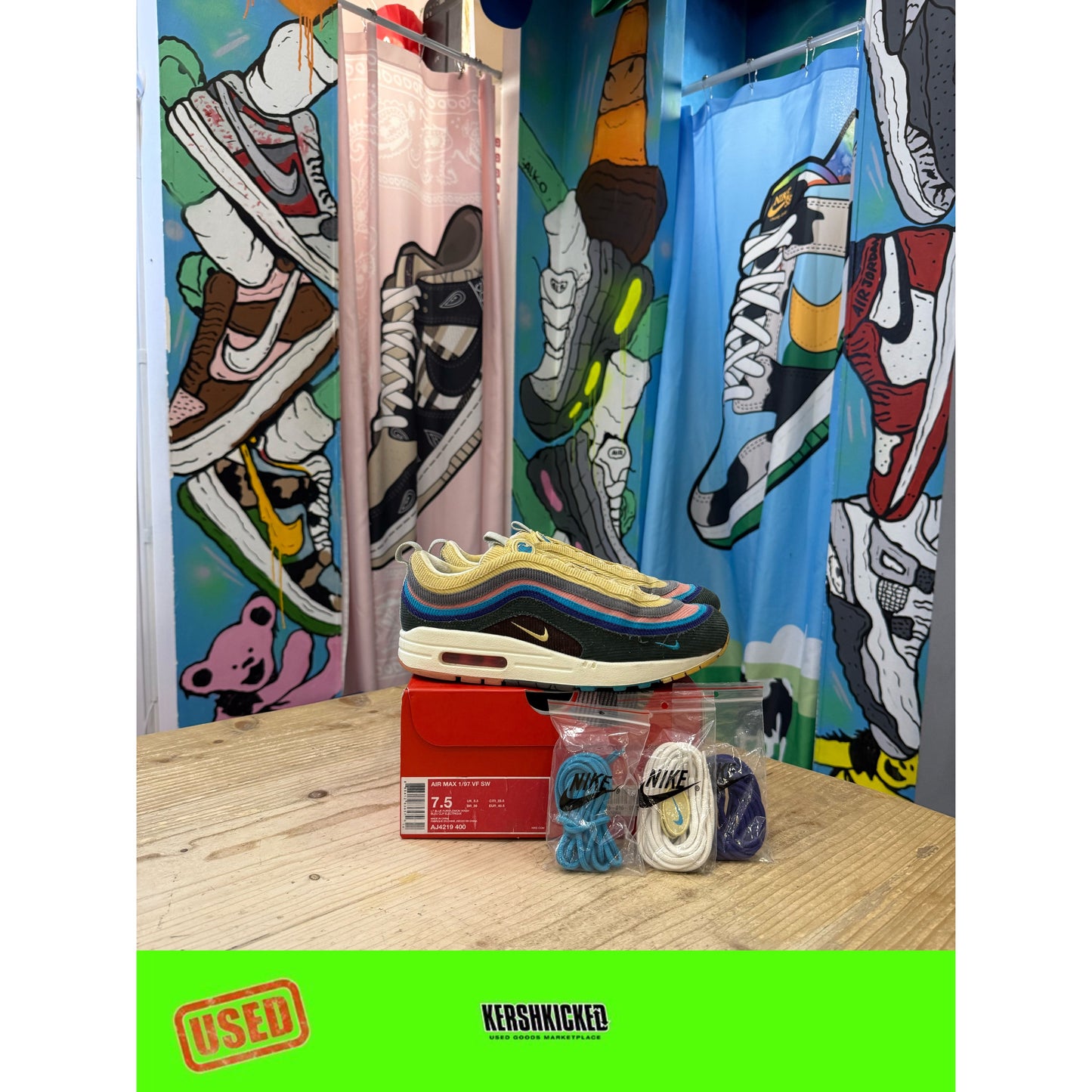 Nike Air Max 1/97 Sean Wotherspoon UK 6.5