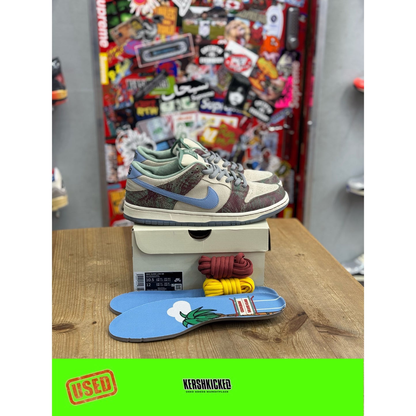 Nike SB Dunk Low Crenshaw Skate Club UK 9.5