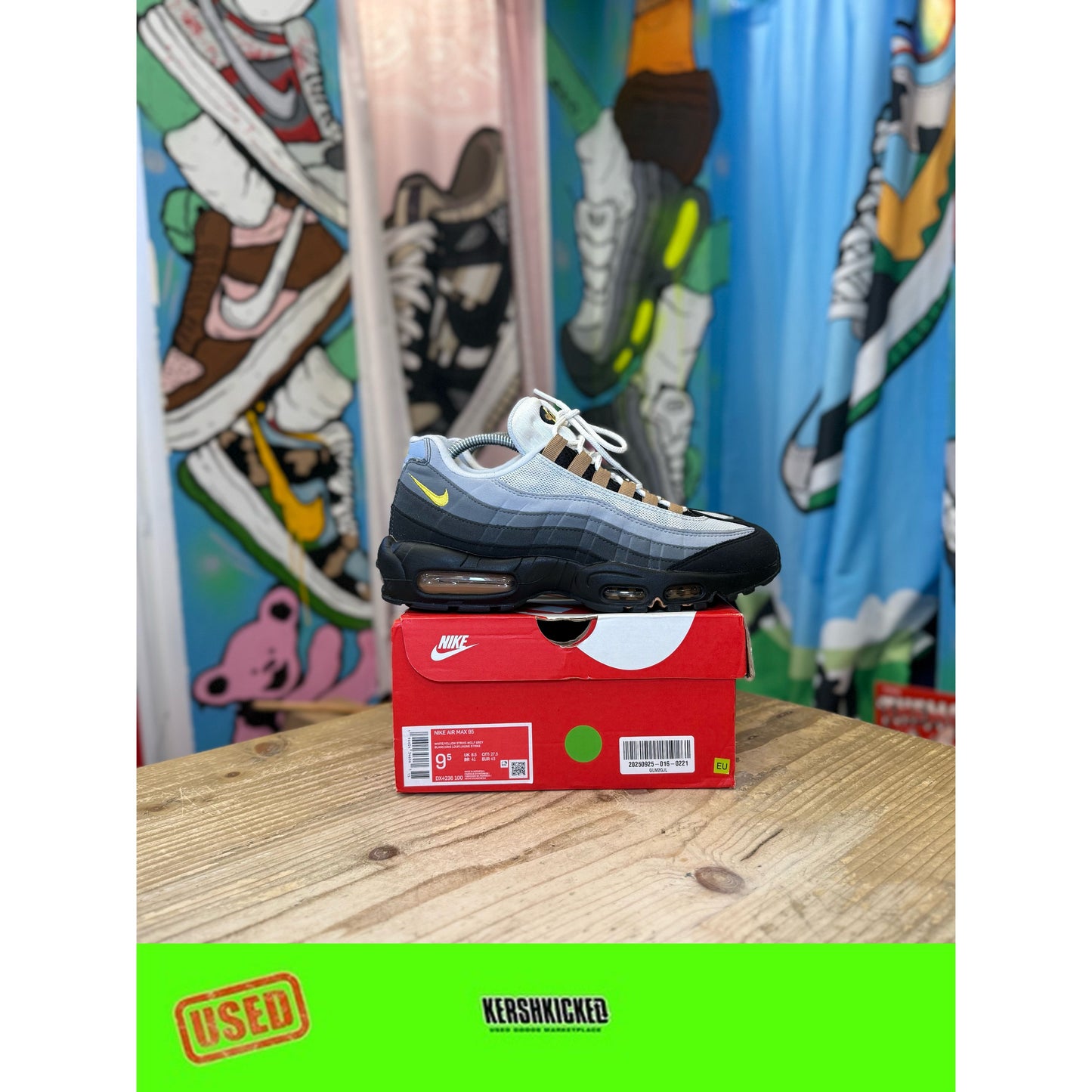 Nike Air Max 95 Yellow Strike UK 8.5