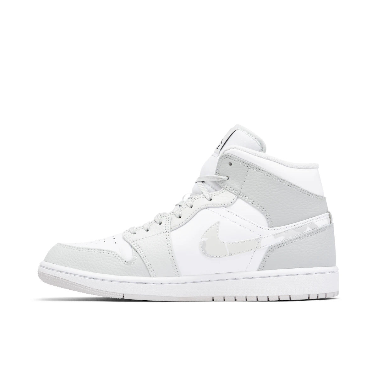 Jordan 1 Mid Grey Camo by Jordan's in Shoes. Available at KershKicks for £195.00. A must-have for fans of Jordan's looking to elevate their style with this Shoes.