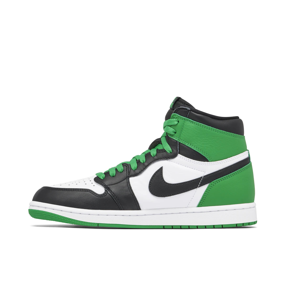 Jordan 1 Retro High OG Lucky Green by Jordan's in Shoes. Available at KershKicks for £136.50. A must-have for fans of Jordan's looking to elevate their style with this Shoes.