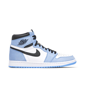 Jordan 1 Retro High University Blue by Jordan's in Shoes. Available at KershKicks for £350.00. A must-have for fans of Jordan's looking to elevate their style with this Shoes.