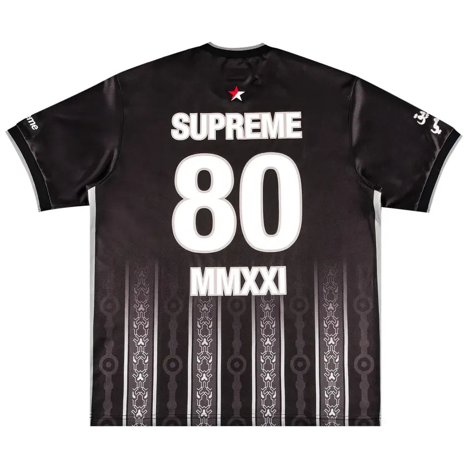 Supreme Arabic Logo Soccer Jersey Black