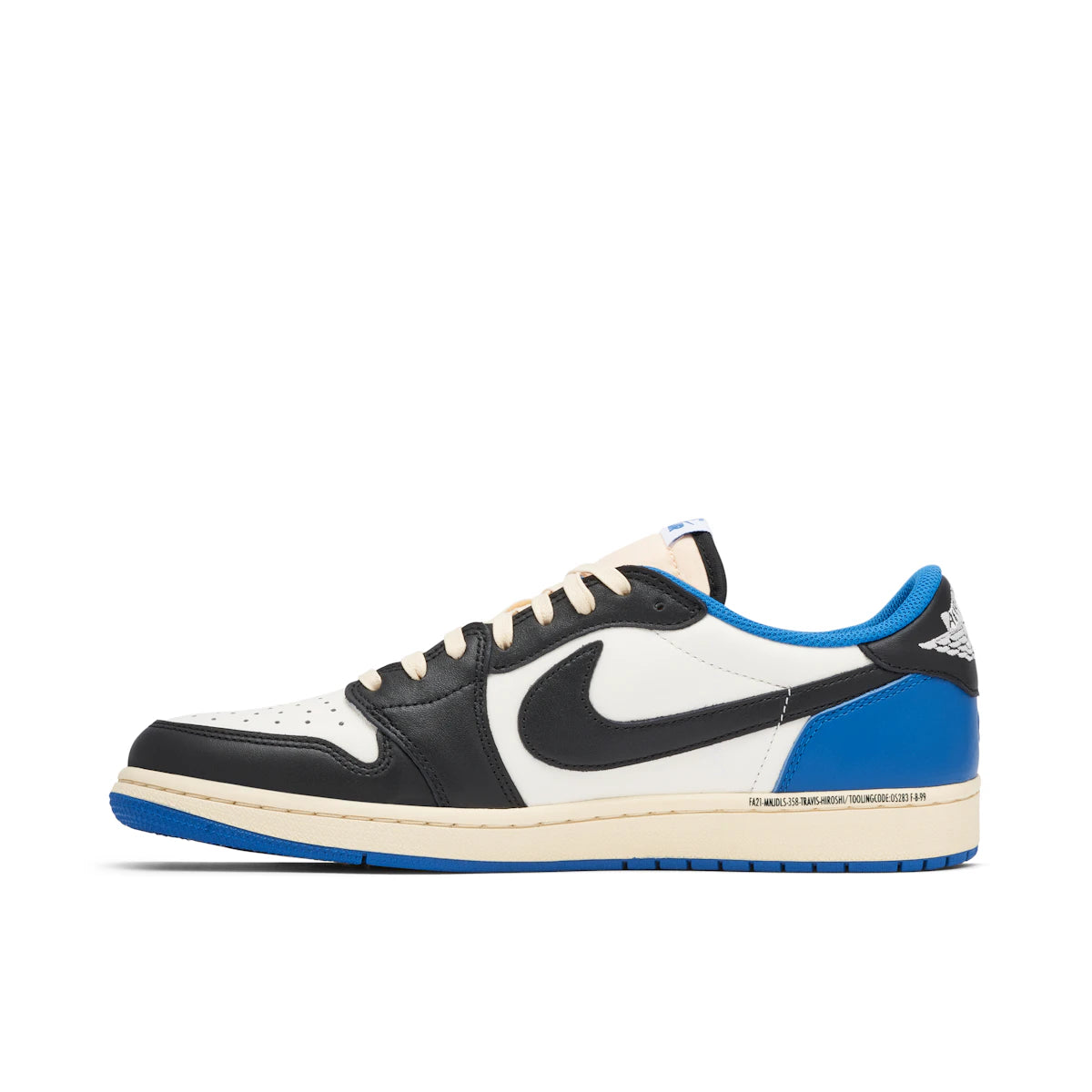 Jordan 1 Low fragment design x Travis Scott by Jordan's in Shoes. Available at KershKicks for £1600.00. A must-have for fans of Jordan's looking to elevate their style with this Shoes.