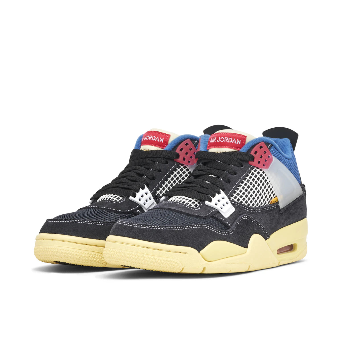 Jordan 4 Retro Union Off Noir by Jordan's in Shoes. Available at KershKicks for £850.00. A must-have for fans of Jordan's looking to elevate their style with this Shoes.
