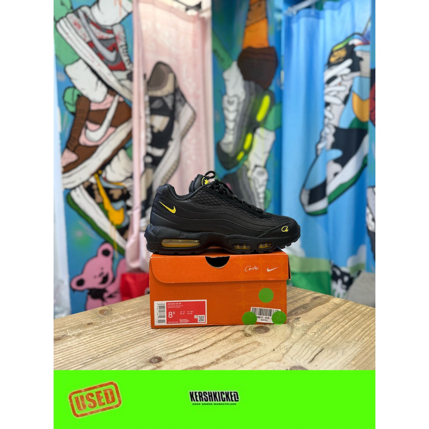 Nike Air Max 95 Corteiz Honey Black UK7.5