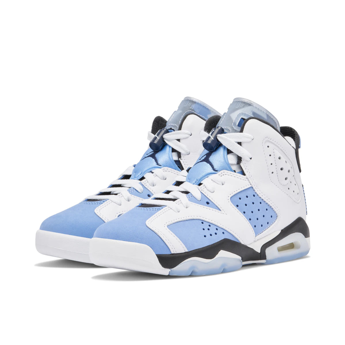 Jordan 6 Retro UNC White (GS) by Jordan's in Shoes. Available at KershKicks for £155.00. A must-have for fans of Jordan's looking to elevate their style with this Shoes.