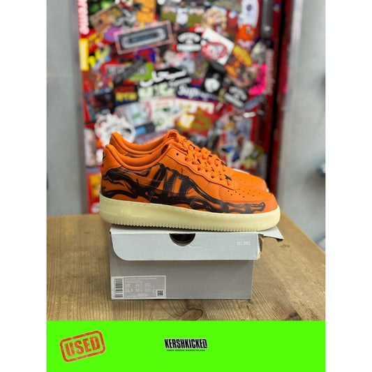 Nike Air Force 1 Low Orange Skeleton Halloween (2020) UK 9