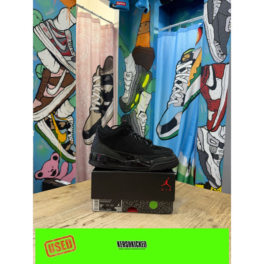 Jordan 3 Black Cat UK 8.5