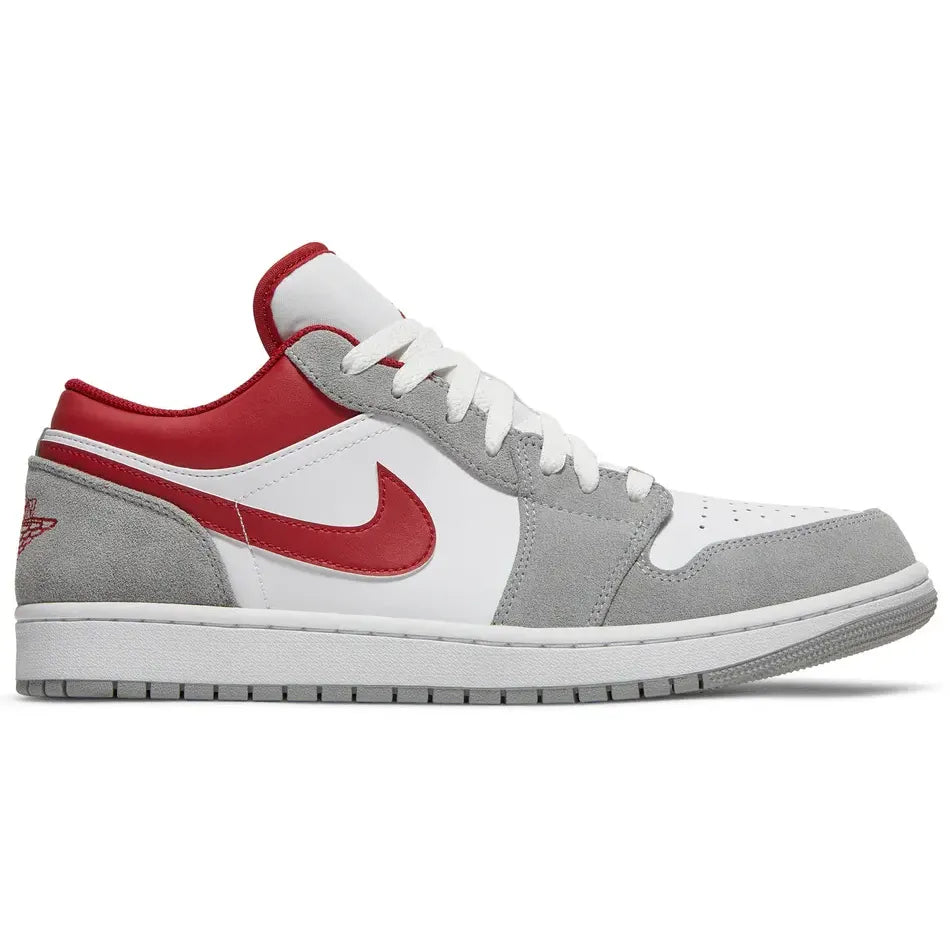 Air Jordan 1 Low SE Light Smoke Grey Gym Red
