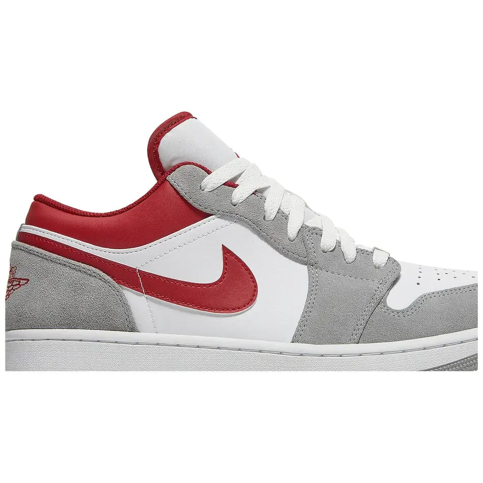 Air Jordan 1 Low SE Light Smoke Grey Gym Red