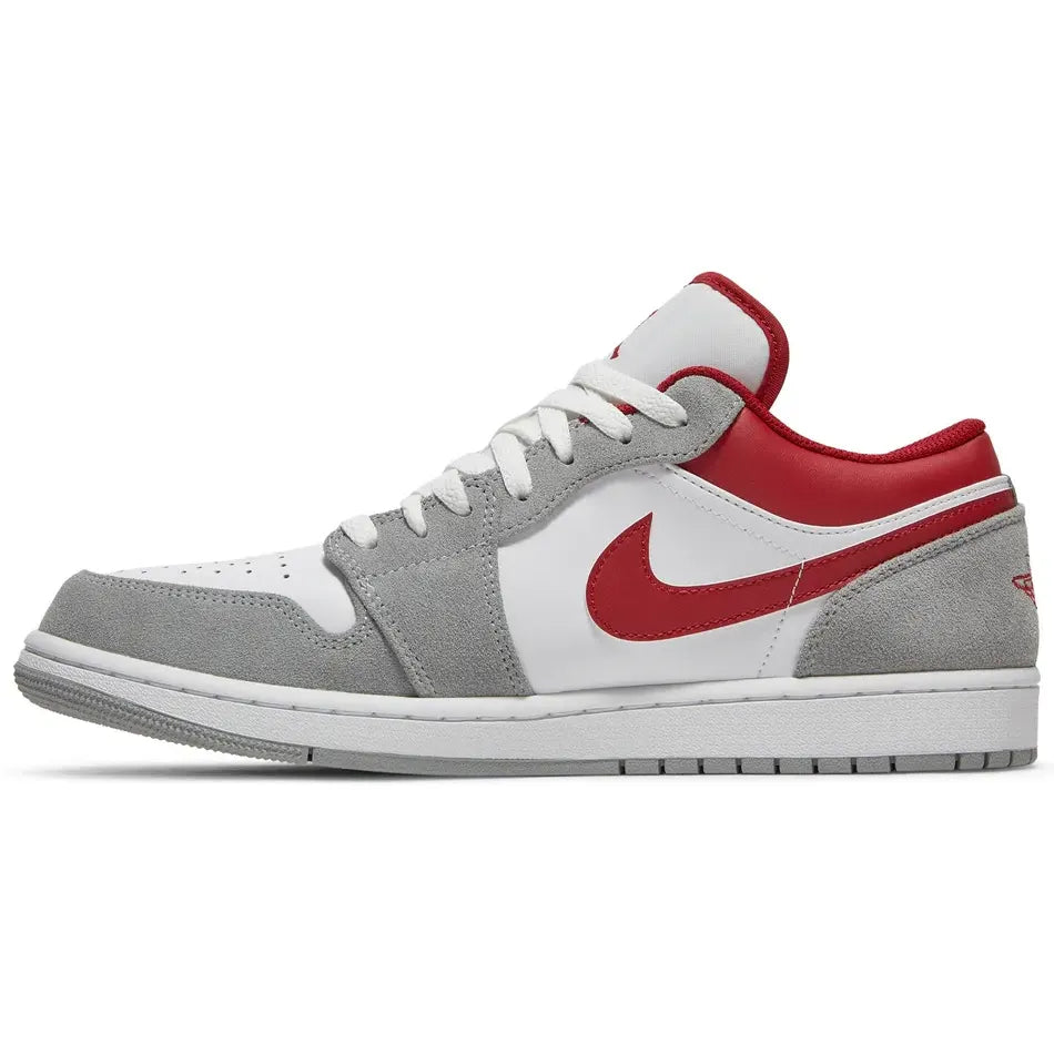 Air Jordan 1 Low SE Light Smoke Grey Gym Red
