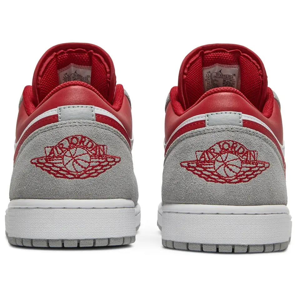 Air Jordan 1 Low SE Light Smoke Grey Gym Red
