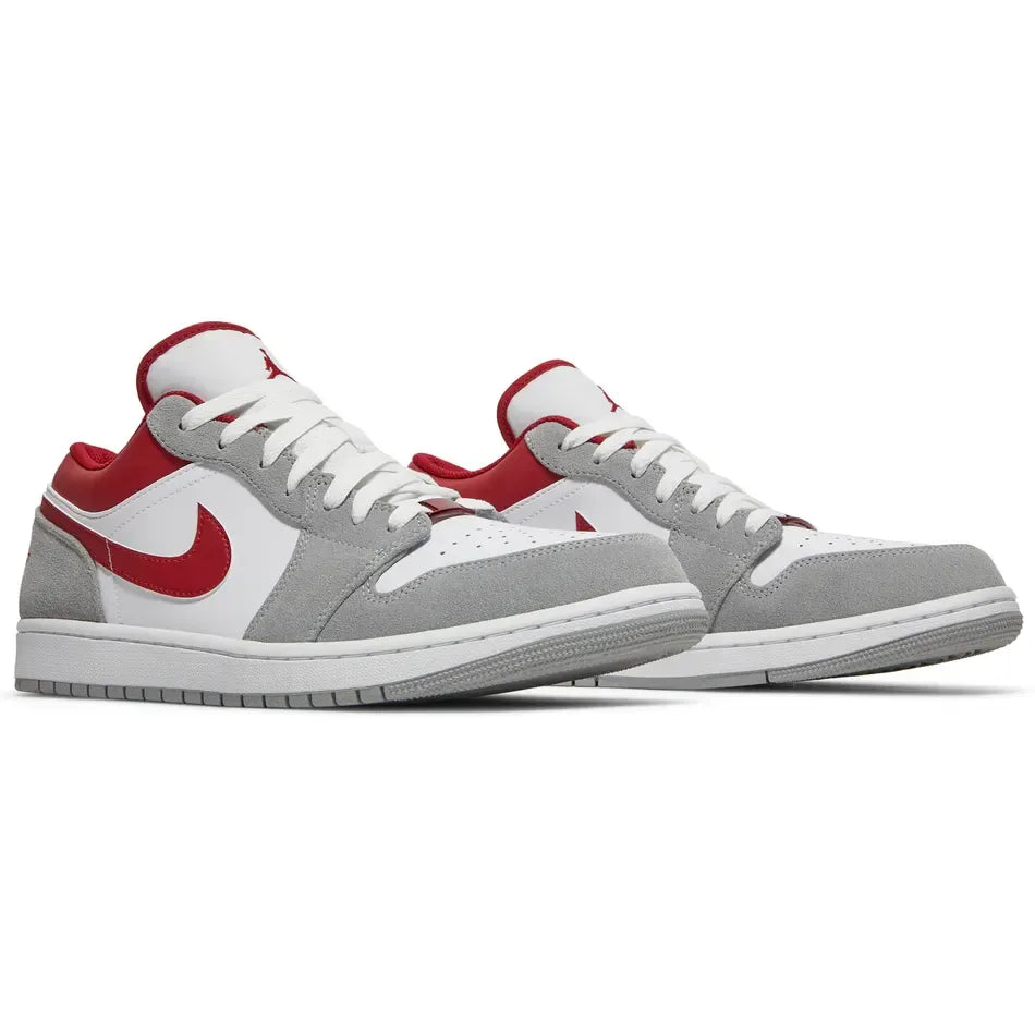 Air Jordan 1 Low SE Light Smoke Grey Gym Red