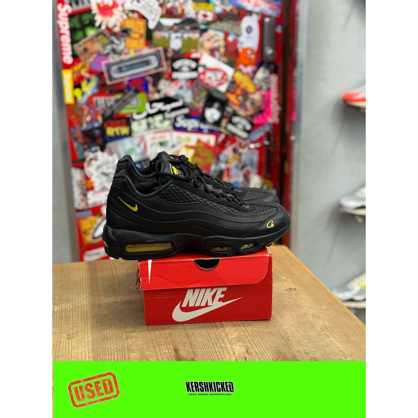 Nike Air Max 95 Corteiz Honey Black UK 10