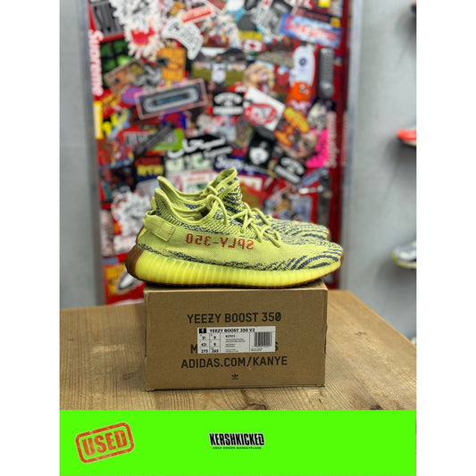 adidas Yeezy Boost 350 V2 Semi Frozen Yellow UK 9