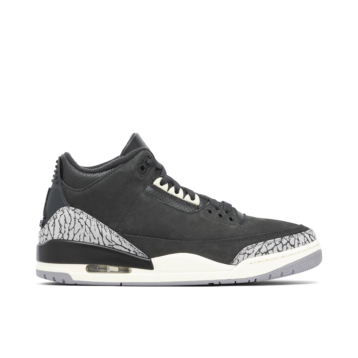 Jordan 3 Retro Off Noir (Women's) by Jordan's in Shoes. Available at KershKicks for £250.00. A must-have for fans of Jordan's looking to elevate their style with this Shoes.