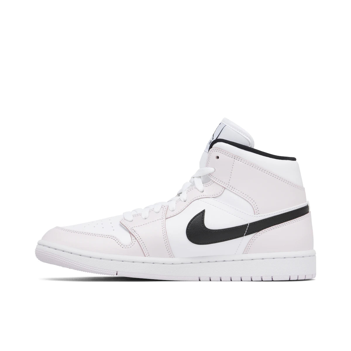 Jordan 1 Mid Barely Rose (W) by Jordan's in Shoes. Available at KershKicks for £175.00. A must-have for fans of Jordan's looking to elevate their style with this Shoes.