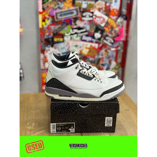 Jordan 3 Retro Cement Grey UK 9
