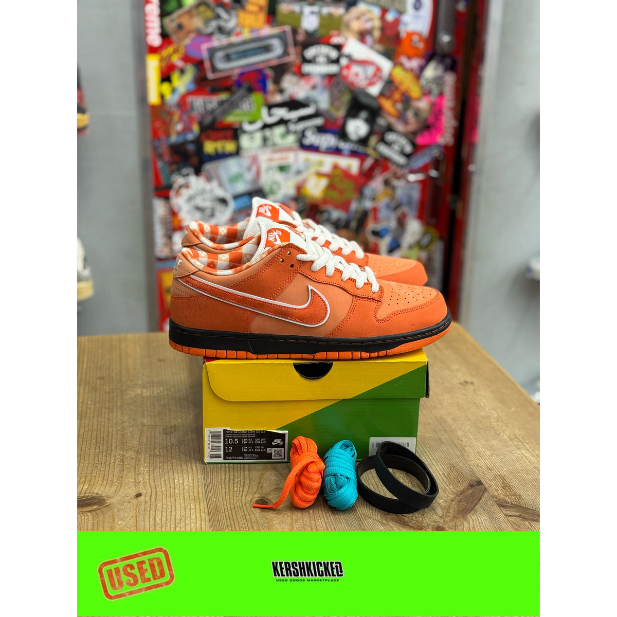Nike SB Dunk Low Concepts Orange Lobster UK 9.5 | Nike | KershKicks
