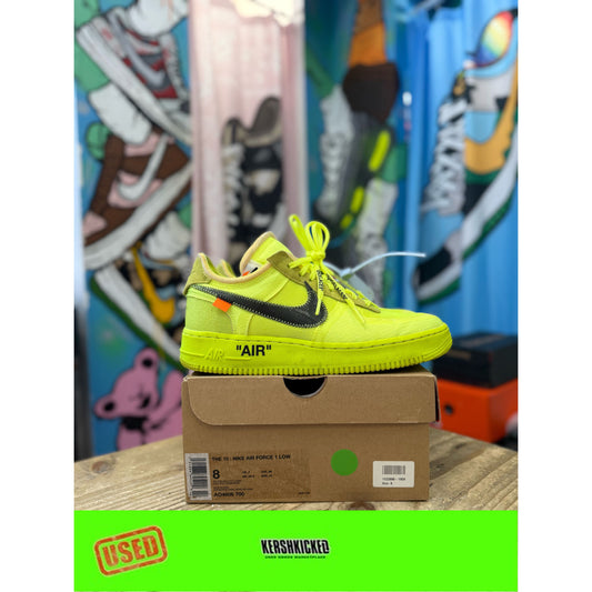 Nike Air Force 1 Low  Off White Volt UK 7