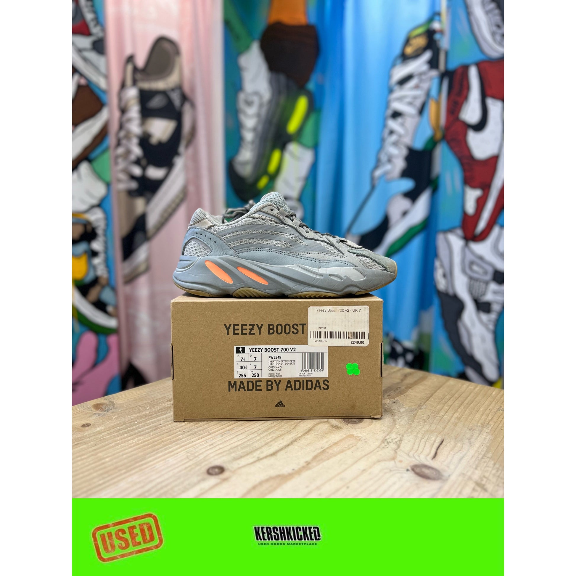 Yeezy Boost 700 V2 Inertia Adidas Yeezy 700 V2 Inertia UK7 Yeezy