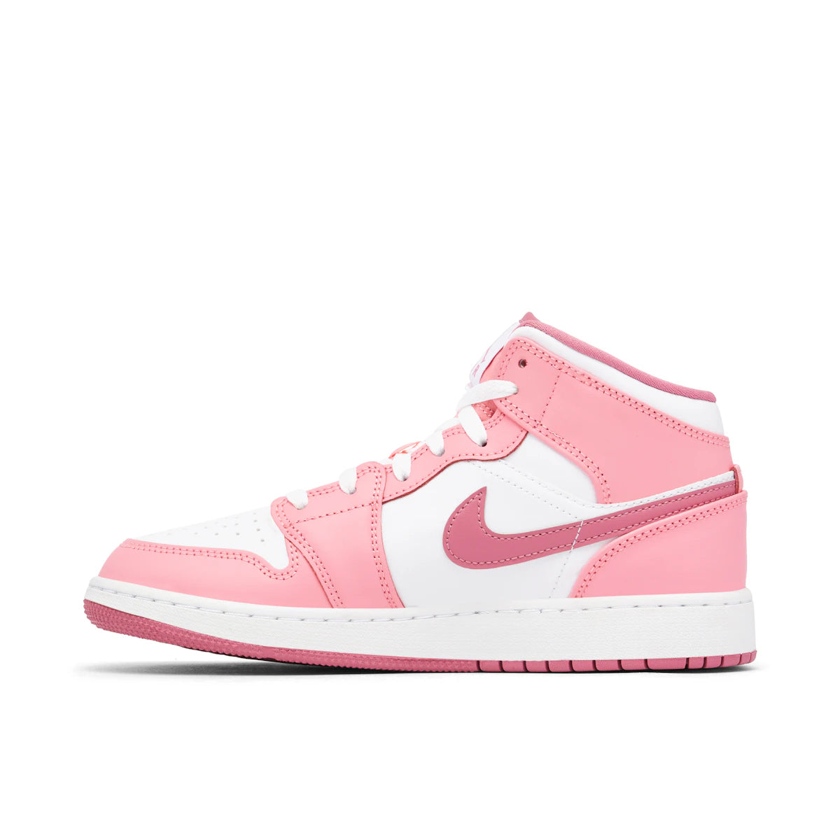 Jordan 1 Mid Valentine's Day (2023) (GS) by Jordan's in Shoes. Available at KershKicks for £150.00. A must-have for fans of Jordan's looking to elevate their style with this Shoes.