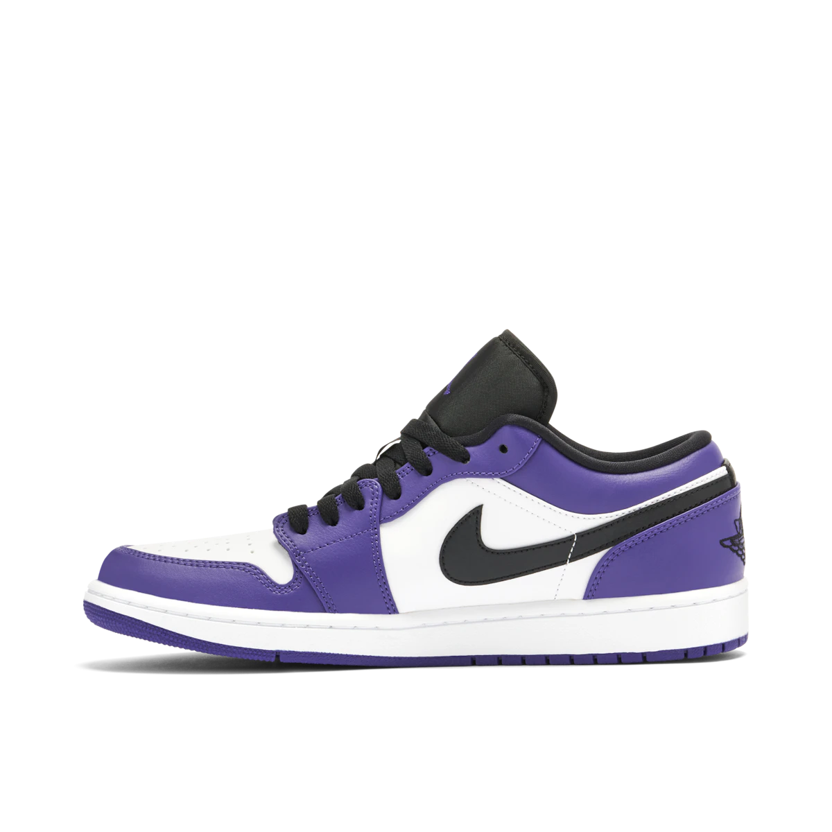 Jordan 1 Low Court Purple White by Jordan's in Shoes. Available at KershKicks for £155.00. A must-have for fans of Jordan's looking to elevate their style with this Shoes.