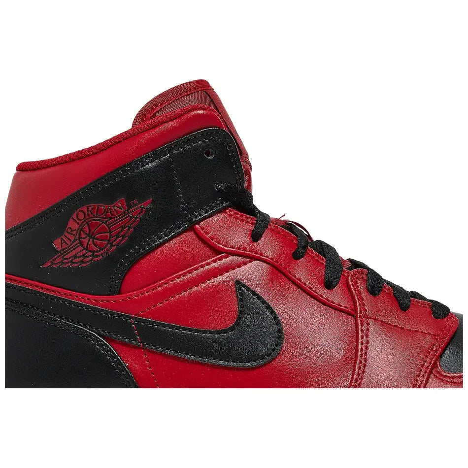 Air Jordan 1 Mid Reverse Bred GS