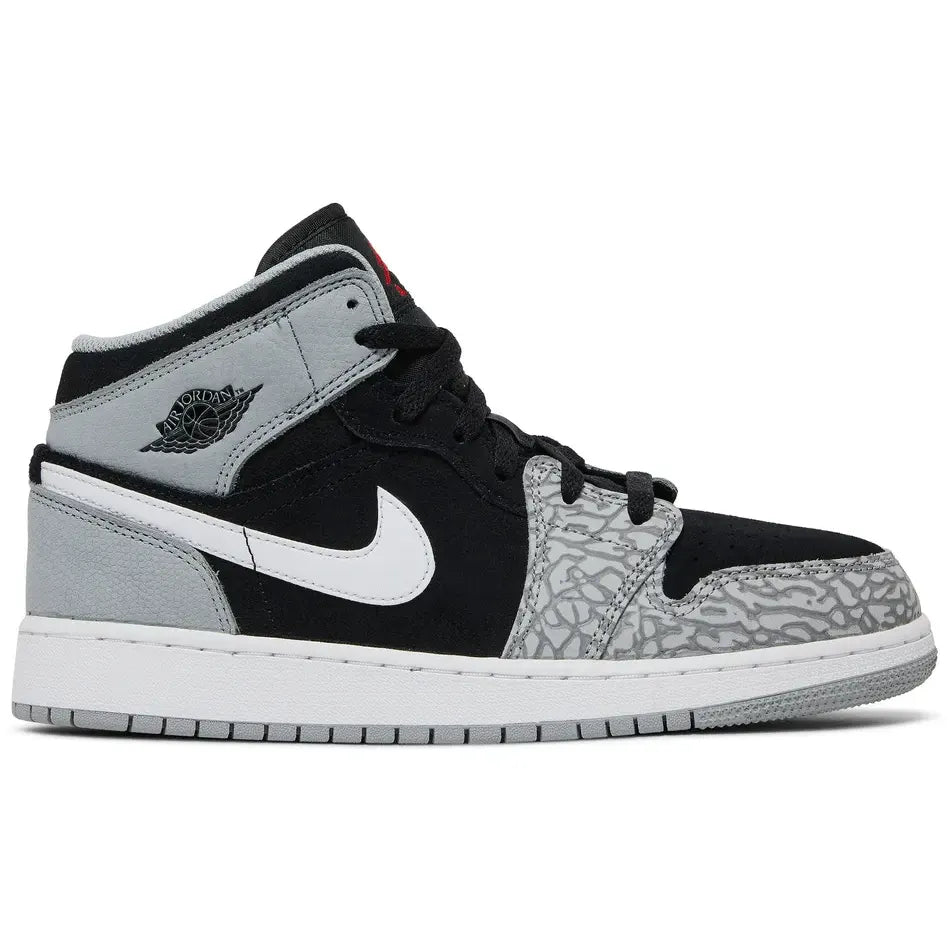 Air Jordan 1 Mid SE GS Elephant Toe