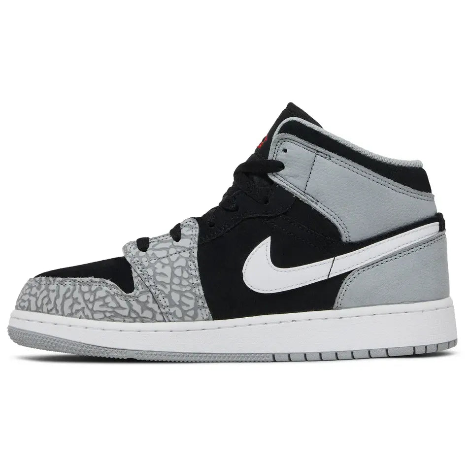 Air Jordan 1 Mid SE GS Elephant Toe