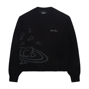 Broken Planet Market Knit Sweater Midnight Black | Broken Planet