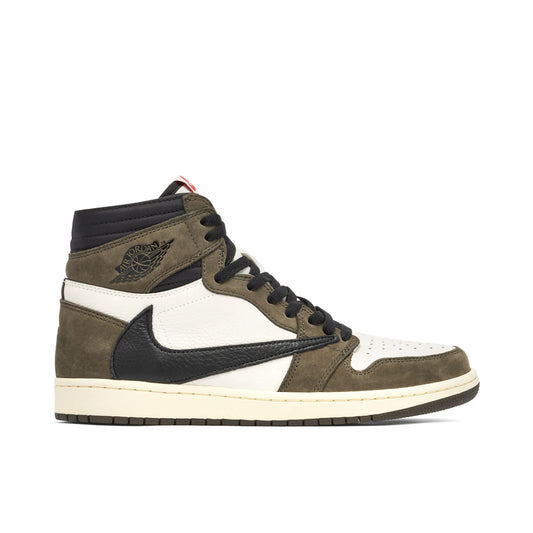 Air Jordan 1 Retro High Travis Scott by Jordan's in Shoes. Available at KershKicks for £1650.00. A must-have for fans of Jordan's looking to elevate their style with this Shoes.