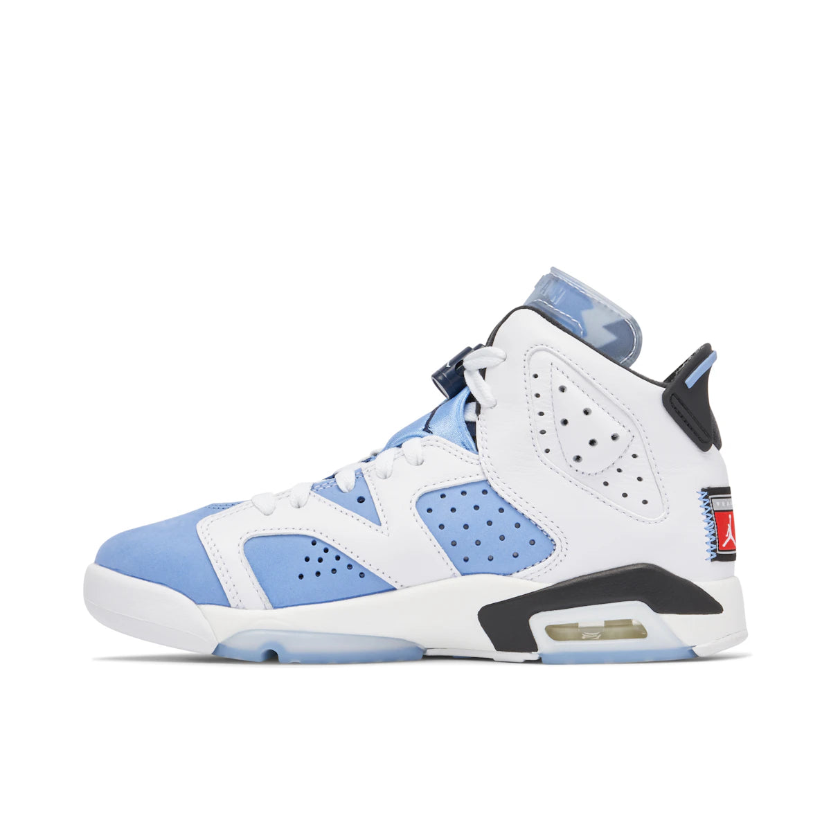 Jordan 6 Retro UNC White (GS) by Jordan's in Shoes. Available at KershKicks for £155.00. A must-have for fans of Jordan's looking to elevate their style with this Shoes.