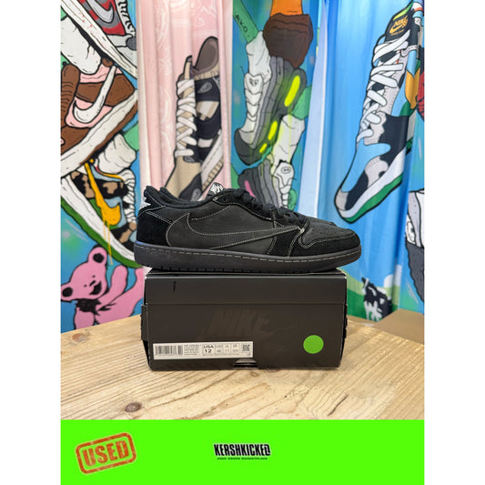 Jordan 1 Retro Low OG Travis Scott Black Phantom UK 11