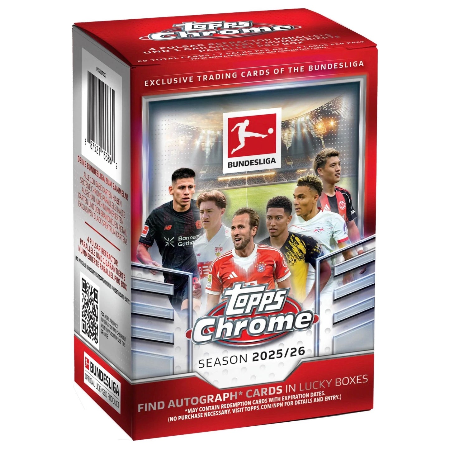 Topps Chrome Bundesliga 2025/26 - Value Box Sealed