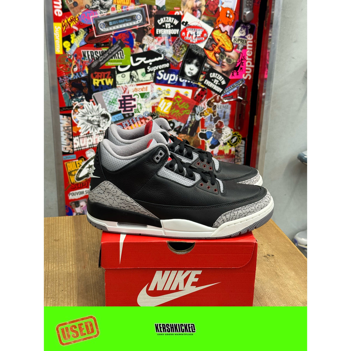 Jordan 3 Retro OG Black Cement (2024) UK 9