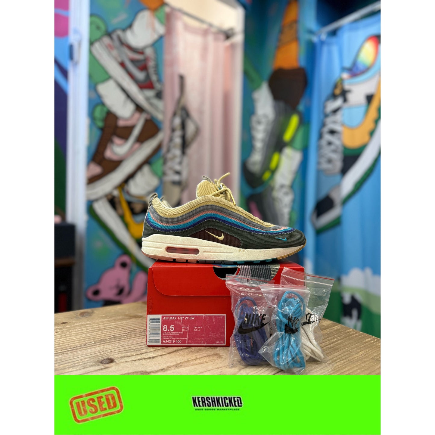 Nike Air Max 1/97 Sean Wotherspoon UK  7.5