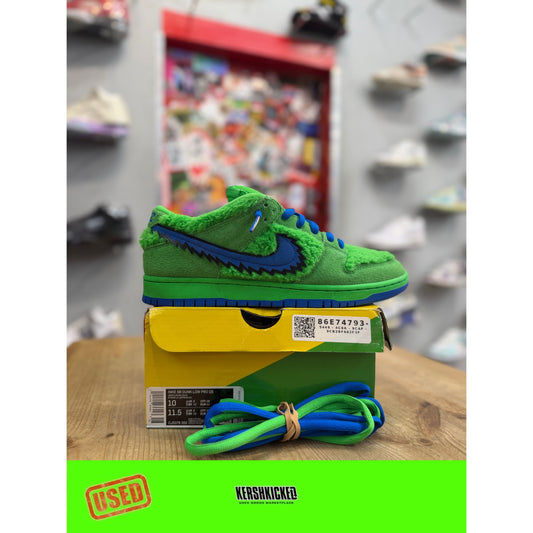 Nike SB Dunk Low Grateful Dead Bears Green UK 9