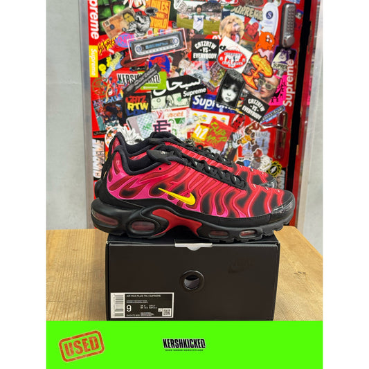 Nike Air Max Plus Supreme University Red UK 8