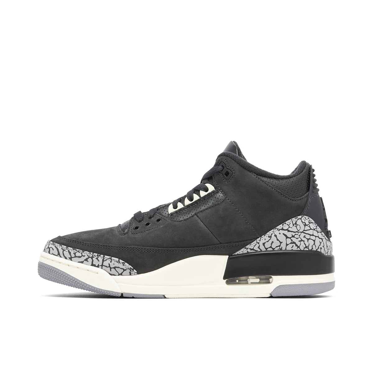 Jordan 3 Retro Off Noir (Women's) by Jordan's in Shoes. Available at KershKicks for £250.00. A must-have for fans of Jordan's looking to elevate their style with this Shoes.