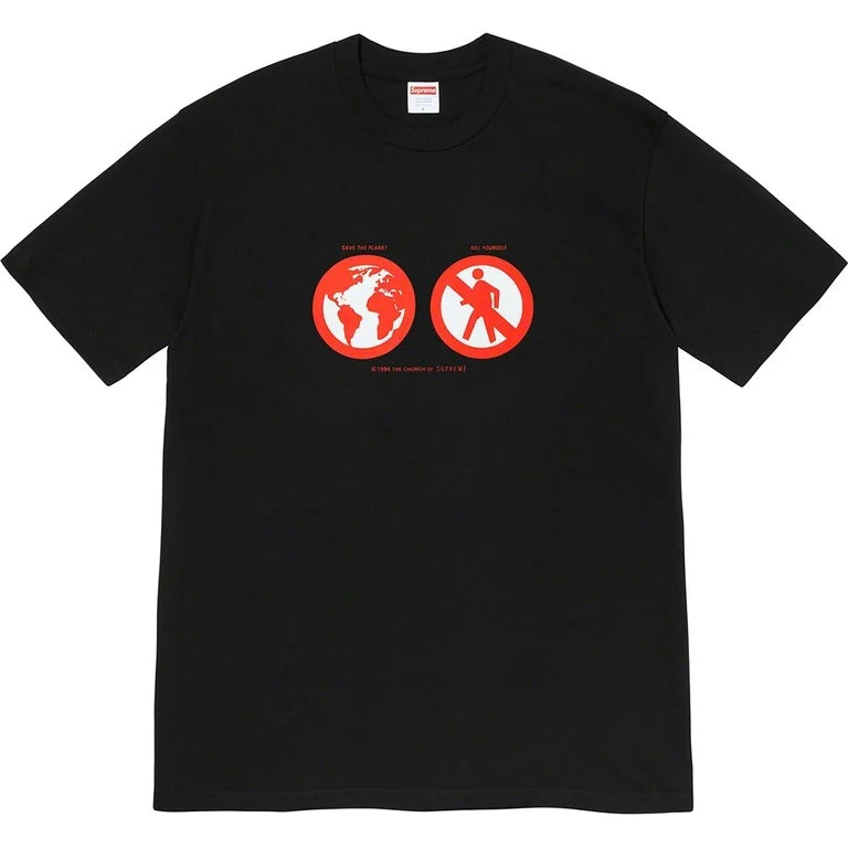 Supreme Save The Planet Tee Black