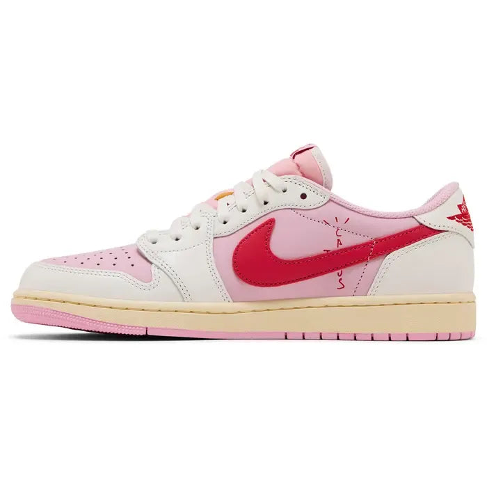 Jordan 1 Retro Low OG SP Travis Scott Sail Tropical Pink