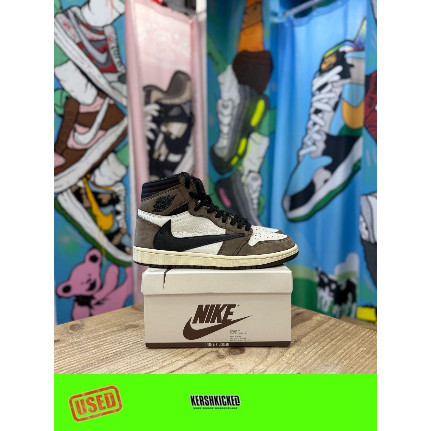 Jordan 1 High Travis Scott Mocha UK 8.5