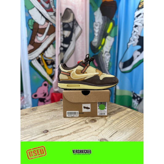 Nike Air Max 1 Travis Scott Barqoue Brown UK 6.5