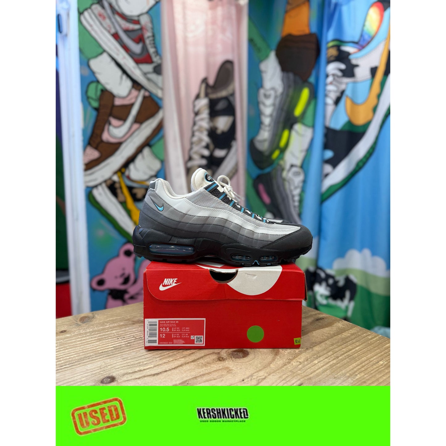 Nike Air Max 95 Baltic Blue UK 9.5