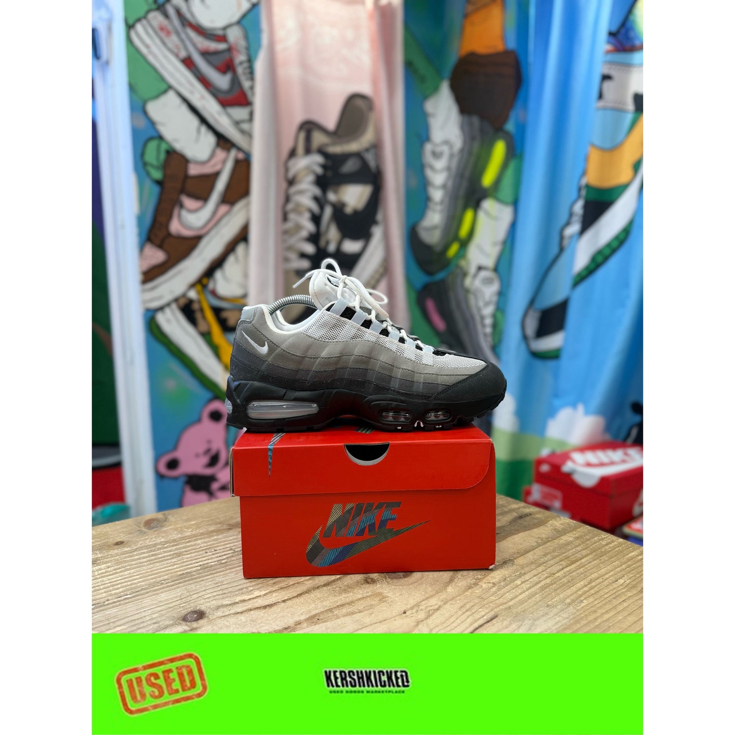 Nike Air Max 95 Big Bubble Blue Tint UK 8